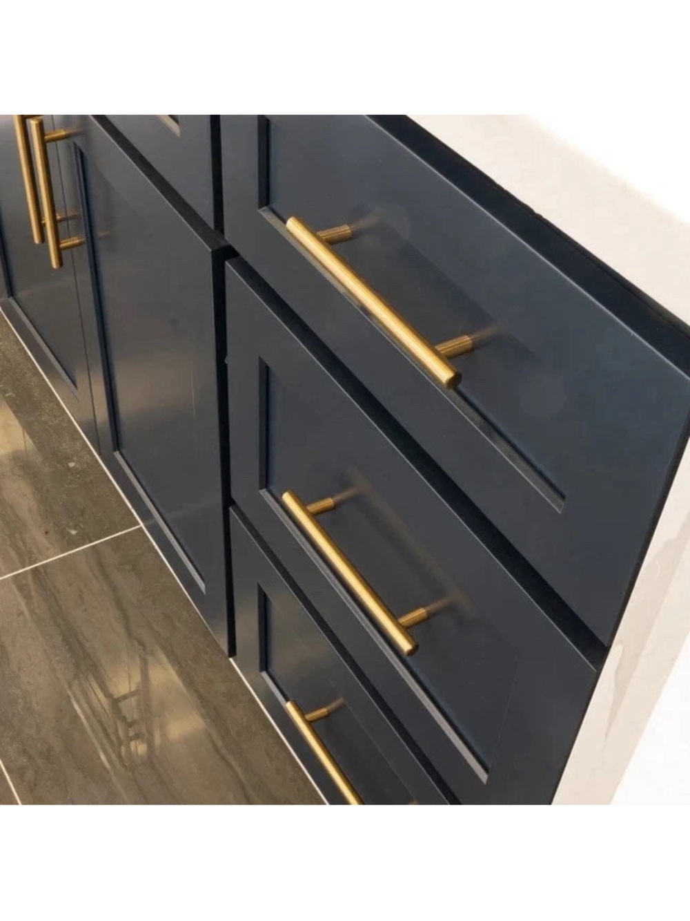 Goldenwarm 35 Pack 5 inch(128mm) Champagne Bronze Cabinet Pulls Premium Hardware